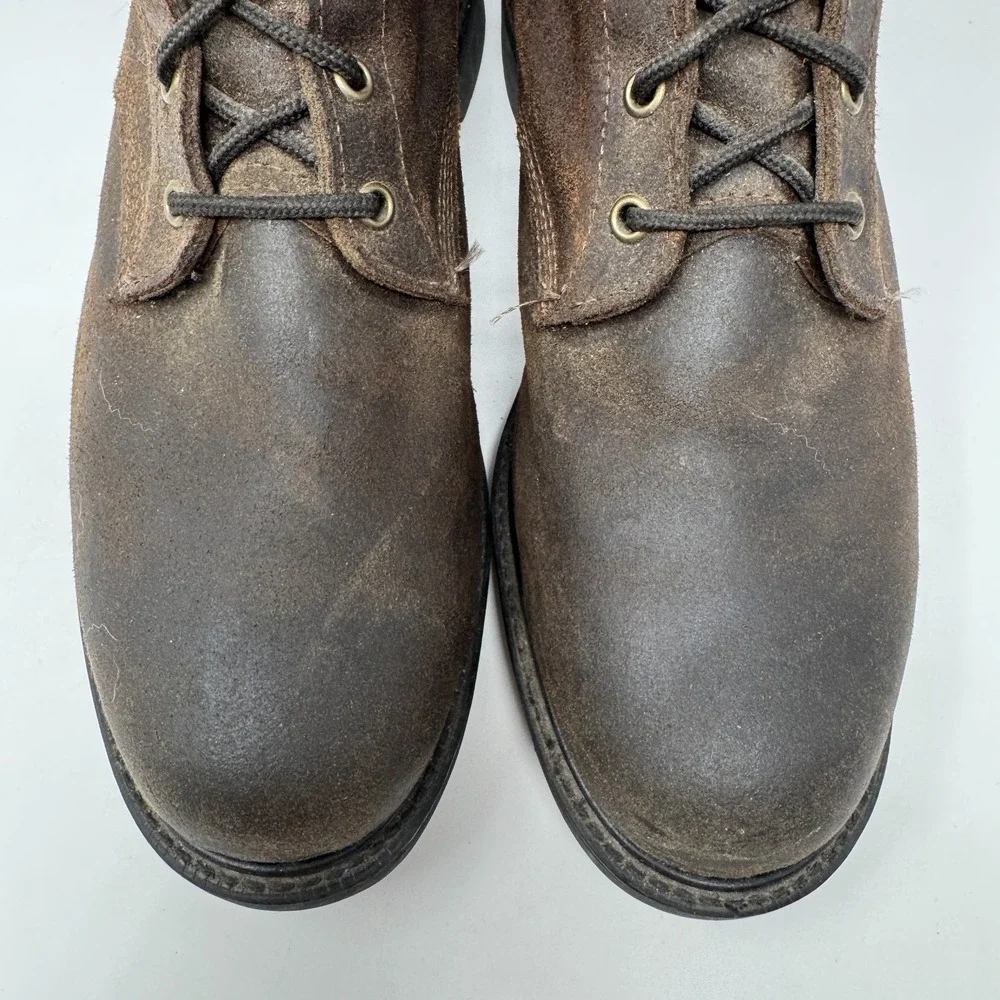 Justin Brown Leather Work‎ Boots Style 0472 Made In USA Men's Size 10.5 EE